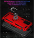 Yiakeng Compatible Phone Case for Samsung Galaxy A03S, Military Grade Protective Case with HD Screen Protector and Ring