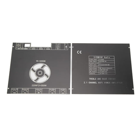S350H 220Wx2 350W 2.1 Channel Bluetooth Power Amplifier Board, DC 18V-38V with Treble and Bass Control