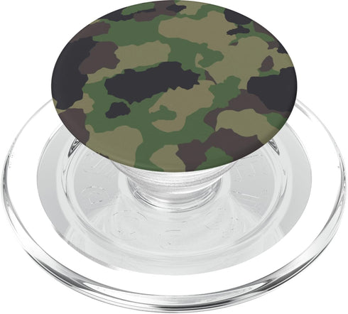 Camouflage Green Camo Military Army PopSockets PopGrip for MagSafe