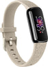Tobfit Compatible for Fitbit Luxe Band for Women Men, Sport Silicone Watch Strap Wristbands Replacement for Fitbit Luxe Bands, Glitter Silver, Small