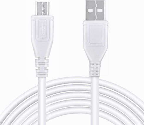 3.3ft White Micro USB Power Charging Cord Cable Lead Replacement for Sound