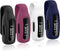 4-Pack Clip Case Compatible with Fitbit Inspire 2/3, Soft Silicone Clip Clasp Accessory