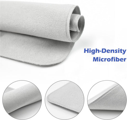 Inscool 4 Pack Polishing Cloth for Apple, Microfiber Cleaning Cloth, Soft and Nonabrasive Material Compatible with Mac