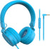 Puro Sound Labs PuroBasic Volume Limiting Wired Headphones for Kids, Foldable & Adjustable with Microphone, Compatible