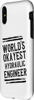 iPhone X/XS World Okayest Hydraulic Engineer Graphic Engineering Funny Case