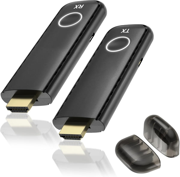 MT-VIKI Wireless HDMI Transmitter and Receiver, 100ft Full HD 1080p HDMI Adapter for Ultra HD Streaming from Laptop to