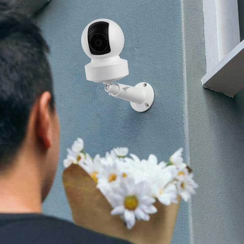 Wall Mount Bracket for Kasa Indoor Pan/Kasa Smart KC110 Dome/Kasa Smart 2K QHD Security Camera, 360 Degree Adjustable