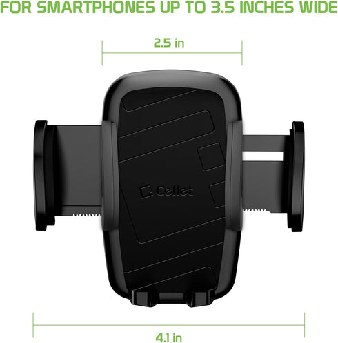 Cellet Universal CD Slot Phone Mount, 360° Rotating Car Phone Holder with Secure CD Slot Base