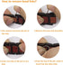 Compatible for Apple Watch Bands, Red Sandalwood Wood Stainless Steel Replacement Strap for 49mm-38mm