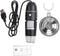 Marhynchus USB Microscope Camera, 0X-500X, Environmental Protection Matte Pattern Induction Dimming Digital Microscope