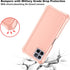 Ailiber Rose Gold Case for Boost Celero 5G Plus with Screen Protector, 2 Layer Structure Protection, Shockproof Bumper