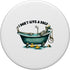 I Don't Give a Duck Skeleton Relaxing in Bathtub PopSockets Standard PopGrip