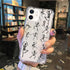 ZHEGAILIAN iPhone 15 Plus Case - Clear Dancing Skulls, Slim Flexible TPU Rubber, Protective Case for Women & Girls.