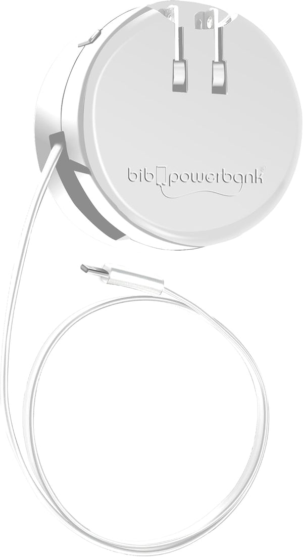 Retractable USB-C Cable, Portable Wall Charger & Fast Charge Power Bank - All in One for iPhone 15 & Samsung
