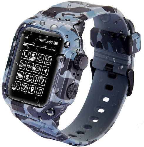 Waterproof Case for Apple Watch Series 5/4 44mm - IP68 Waterproof Case for 42mm Series 3/2