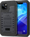 Mitywah Waterproof Case for iPhone 13, Heavy Duty Military Grade Phone Case with Built-in Screen Protector, Black