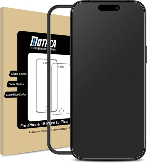 Mothca Matte Glass Screen Protector for iPhone 16 Plus/iPhone 15 Plus (6.7