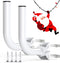 Universal Wireless Bridge Bracket Mount, ULNA Pole and Wall-Mounted for Outdoor Point to Point AP Access Point (2-Pack)