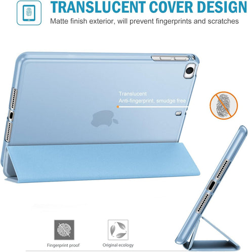 ProCase Slim Soft TPU Back Cover for iPad mini 5 Generation 2019/ Mini 4 3 2 1 (Old Model) - 7.9 inch SkyBlue