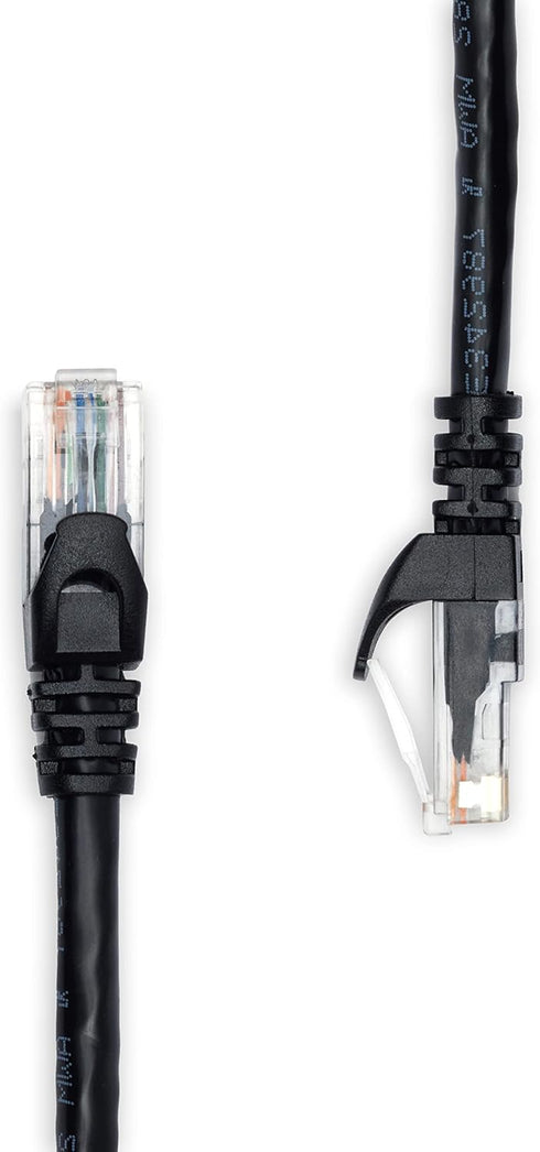 RJ45 6 10Gbps 250MHz, 15 Amazon Basics Cat Ethernet Patch Internet Network Cable, High-Speed, Snagless, Gold-Plated