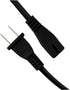 Vebner 17-Foot 2-Prong 17-Foot) Extra Long Polarized Power Cord Compatible with Select Vizio, Insignia, JVC TV LED