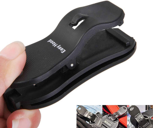 Clip-On Lens Cap Keeper, Anti-Lost Holder Strap for 40.5-77mm Canon Nikon Sony Pentax Olympus DSLR