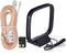 BINGFU AM Loop Dipole 2 Pin Bare Wire Antenna with F-Type Balun 300-75