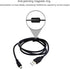 Suptig Mini USB Charging Cable 2 Pack for GoPro Hero 4, 3+, 3, 2, 1 (Black)