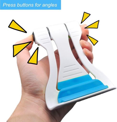 Two Models Multi-Angle Adjustable Universal Portable Cellphone Tablet Stand Holder Mount, Blue