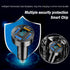 4-in-1 Car Charger 66W Super Fast Charging with USB 2.4A & QC 3.0, Universal Quick Charge for 12-24V Car Lighter Plug