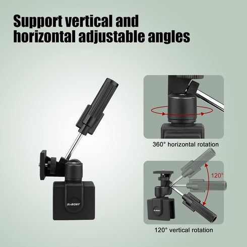 SVBONY SV126 Car Window Mount Adjustable Vehicle Clamp for Spotting Scope, Monocular, Binocular, Telescope, SLR Camera