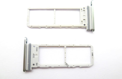2X Dual SIM Double Card Tray Slot Holder Replacement Compatible with Samsung