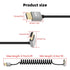 90 4K Cable,18Gbps hdtv2.0 4K@60Hz,Compatible Cameras,Camcorders,Monitors(3FT/0.9M) RIIEYOCA Degree Short HDTV to HDTV
