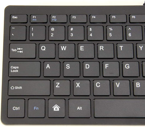 Ultra Thin Wired USB Mini PC Keyboard for Apple Mac, Laptop, Notebooks