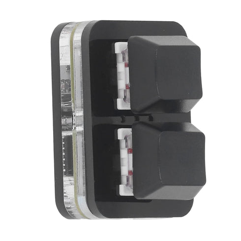 Red Switch Keyboard, Mini USB Mechanical Keypad for Rhythm Games, 2 Keys Copy Paste Function, Easy to Program (Black)