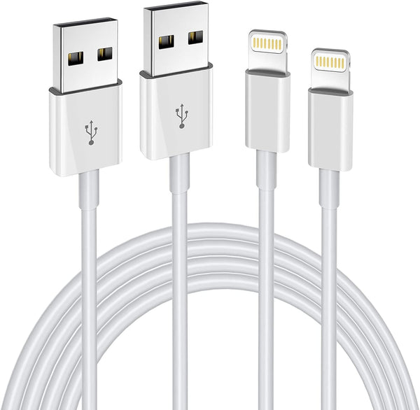 Hi-Mobiler iPhone Charger 2-Pack: MFi Certified 10FT Lightning Cable for Fast Charging & Data Sync, Compatible with