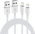 Hi-Mobiler iPhone Charger 2-Pack: MFi Certified 10FT Lightning Cable for Fast Charging & Data Sync, Compatible with