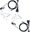 Sarcia 1 Pin 2.5 mm Earpiece Headset with PTT Mic for Motorola Talkabout Walkie Talkie, 2 Pack