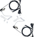 Sarcia 1 Pin 2.5 mm Earpiece Headset with PTT Mic for Motorola Talkabout Walkie Talkie, 2 Pack