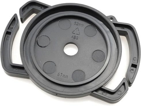 E-outstanding 2Pcs Camera Lens Cap Holder Keeper Camera Lens Cap Cover Buckle, for 52mm 67mm 58mm lens cap