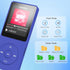 AGPTEK A02PL 64GB MP3 70 128GB(Deep Player, Hours Playback Lossless Sound Music Player, Supports up to Blue)
