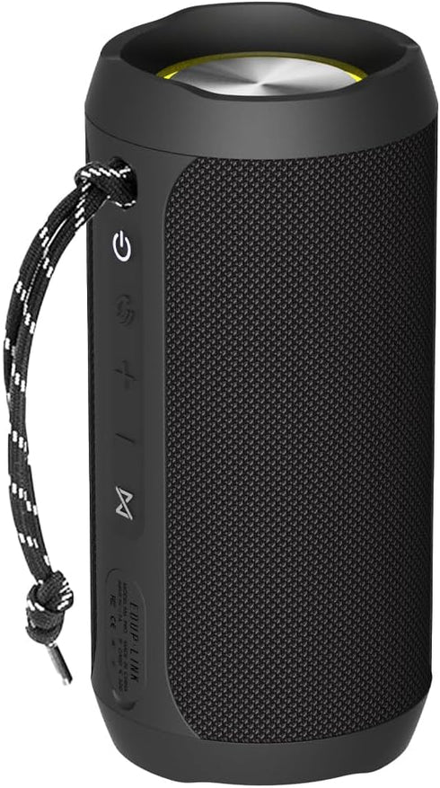 EDUPLINK Bluetooth Speaker, Portable Wireless, Waterproof IPX7, TWS Pairing Stereo, Built-in Microphone, Long Playtime