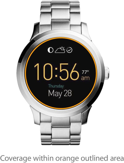BoxWave Screen Protector for Fossil Q Founder Gen 1 - ClearTouch Anti-Glare (2-Pack), Anti-Fingerprint Matte Film Skin
