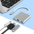 VGE 3-in-1 Usb3.0 4K HD,5.0Gbps 100W USB-C to HDMI Hub, USB C Adapter to Ultra High-Speed Data Transfer, PD Charging