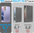 Esdot Military Grade Case for Samsung Galaxy S21 Plus, Rugged Cover with Fashionable Designs for Women Girls - Glitter