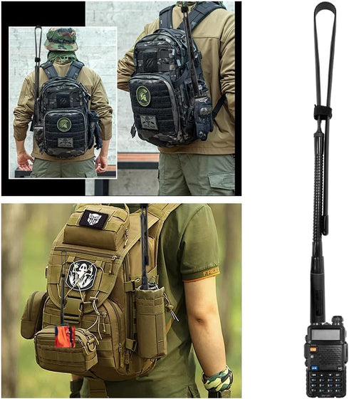 JoyRole Ra79 UV-5R BF-F8HP UV-82 Walkie Talkie Tactical Antenna SMA-Female Dual Band VHF/UHF Ham Radio Antenna for FAHP