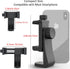 EszkozTA 360 1/4" (Black-2 Pack) Cell Phone Tripod Mount Adapter, Universal Phone Holder Adjustable Clamp, Degree