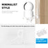 OAPRIRE Acrylic Floating Wall Shelves Set of 3 for Security Cameras, Baby Monitors, Speakers, No Drill (Clear)