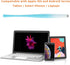 Slim Waist Stylus Pens for Touch Screens, for iPhone, iPad, Kindle Fire, Includes 8 Extra Replacement Fiber Tips,