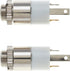 2.5mm Jack Socket, Stereo Chassis Panel Mount Solder Connector with Locking Nut, Pack of 2 for Headphones